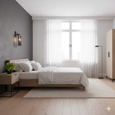 دیوارکوب مدرن خاص تک شعله فلزی D103