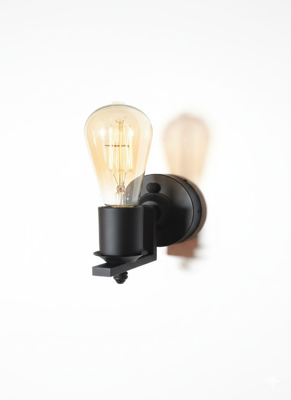 دیوارکوب مدرن تک شعله فلزی D106