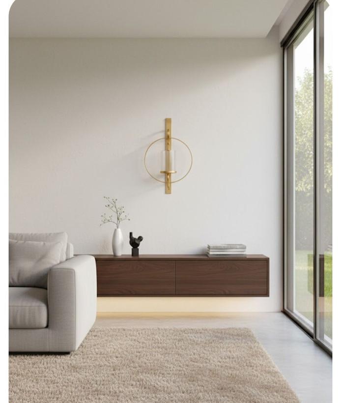 دیوارکوب مدرن فلزی تک شعله D117
