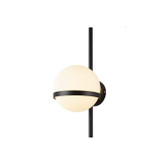 دیوارکوب مدرن تک شعله فلزی حبابی D132
