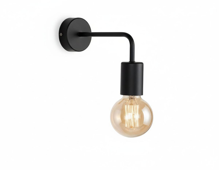 دیوارکوب مدرن تک شعله فلزی ادیسونی D154