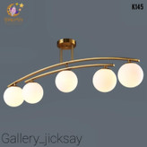 لوستر کانتری حبابی مدرن فلزی K145