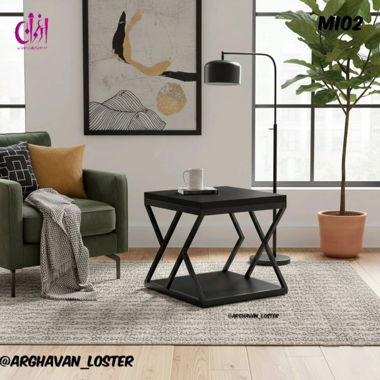 میز عسلی مدرن فلزی لاکچری M102