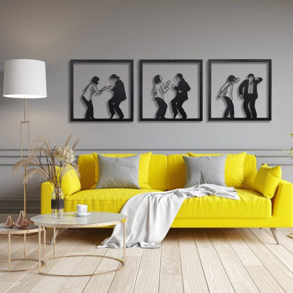 تابلو دیواری فلزی زیبا و لاکچری T246