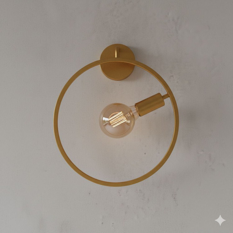 دیوارکوب مدرن حبابی تک شعله D114