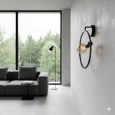 دیوارکوب مدرن حبابی تک شعله D114