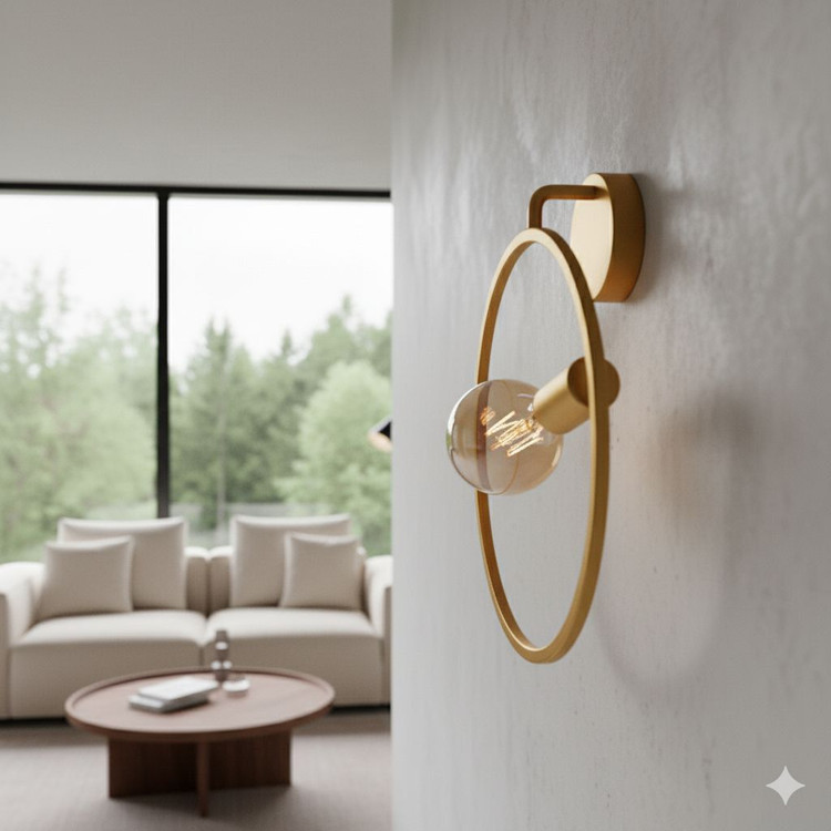 دیوارکوب مدرن حبابی تک شعله D114