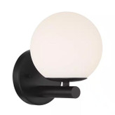 دیوارکوب مدرن حبابی تک شعله فلزی D130