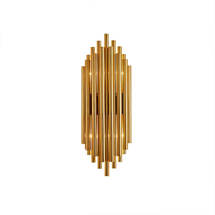 دیوارکوب فلزی مدرن 2 شعله لاکچری فلزی D128