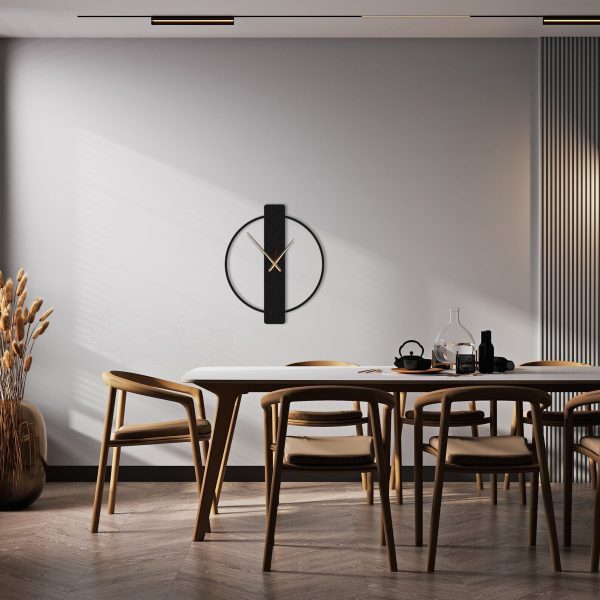 ساعت دیواری مدرن فلزی H640