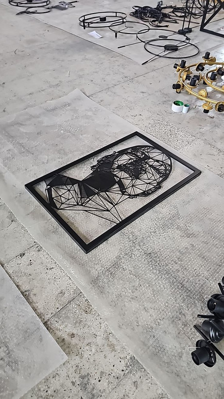 تابلو لیزری مدرن T119