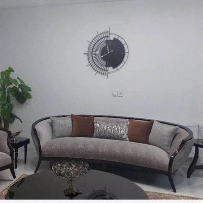 ساعت دیواری مدرن فلزی H293