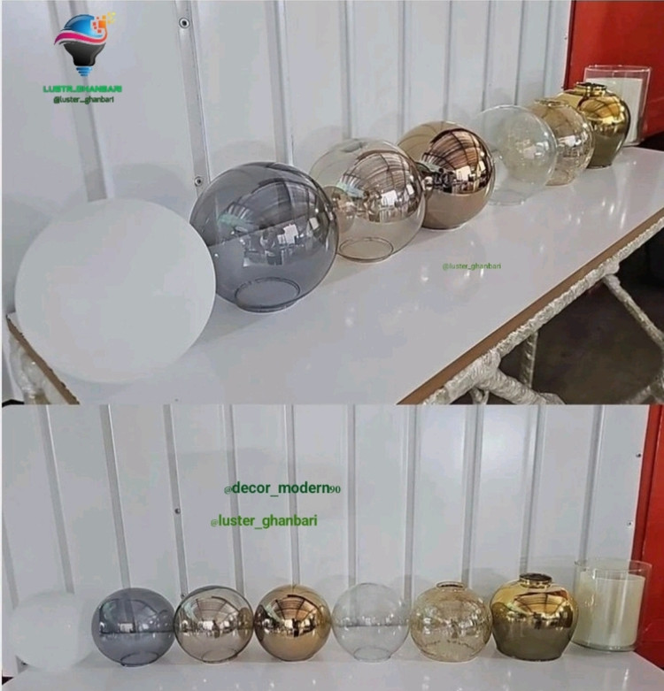 لوستر مدرن فلزی ملکولی 6 شعله مینیمال A210