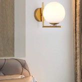 دیوارکوب مدرن شیک فلزی تک شعله حبابی D111