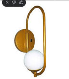 دیوارکوب مدرن شیک فلزی تک شعله حبابی D115