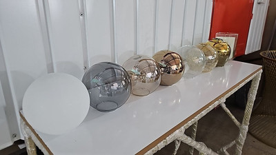 دیوارکوب مدرن شیک فلزی تک شعله حبابی D120