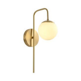دیوارکوب مدرن شیک فلزی تک شعله حبابی D124