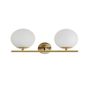 دیوارکوب مدرن شیک فلزی دو شعله حبابی D119