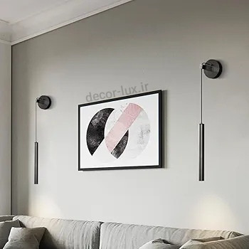 دیوارکوب مدرن تک شعله لاکچری فلزی D158