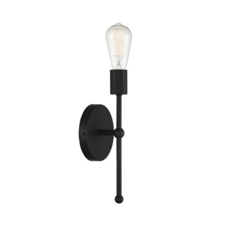 دیوارکوب مدرن تک شعله فلزی D142