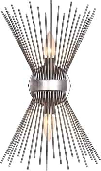 دیوارکوب مدرن فلزی و لاکچری 2 شعله D108