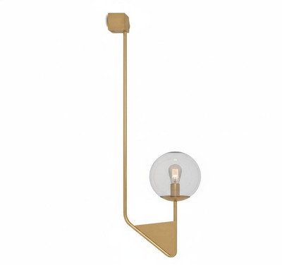 دیوارکوب مدرن شیک فلزی تک شعله حبابی D153