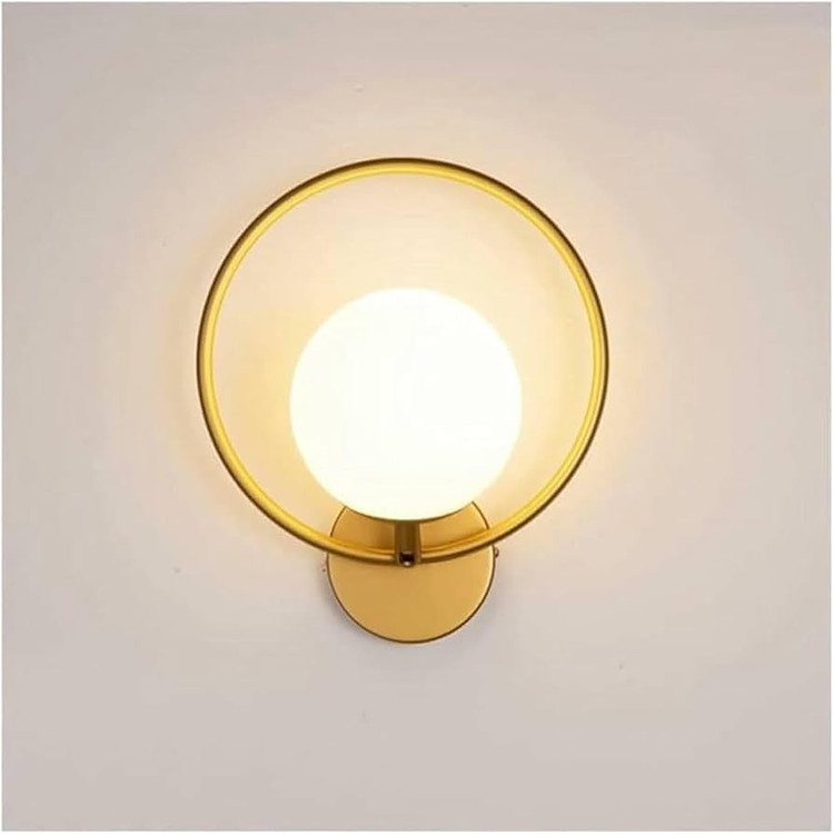 دیوارکوب مدرن شیک فلزی تک شعله حبابی D160
