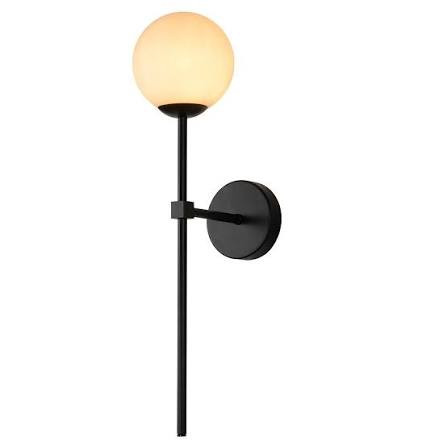 دیوارکوب مدرن شیک فلزی تک شعله حبابی D120