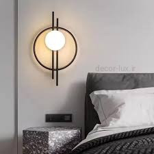 دیوارکوب مدرن شیک فلزی تک شعله حبابی D172