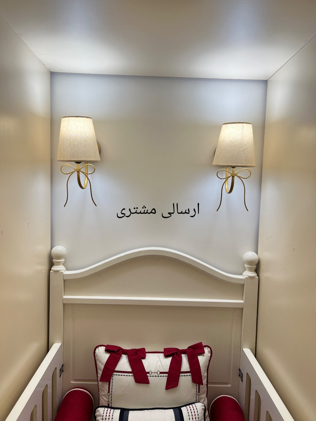دیوارکوب مدرن لاکچری شیددار فلزی D161