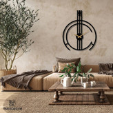 ساعت دیواری مدرن با موتور آرام گرد کد H119
