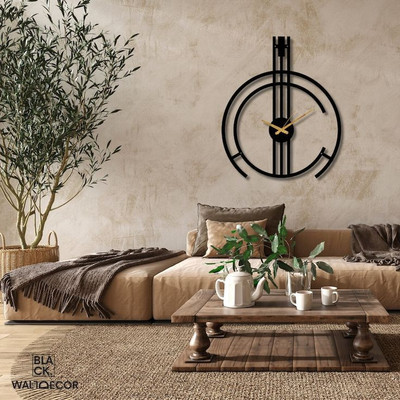 ساعت دیواری مدرن با موتور آرام گرد کد H119
