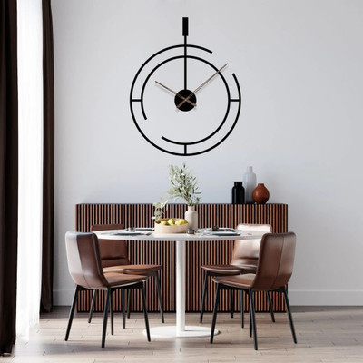 ساعت دیواری مدرن با موتور آرام گرد کد H126