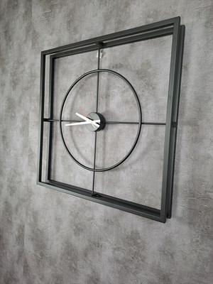 ساعت دیواری مدرن با موتور آرام گرد کد H134