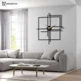 ساعت دیواری مدرن با موتور آرام گرد کد H191