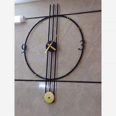 ساعت دیواری مدرن با موتور آرام گرد کد H241