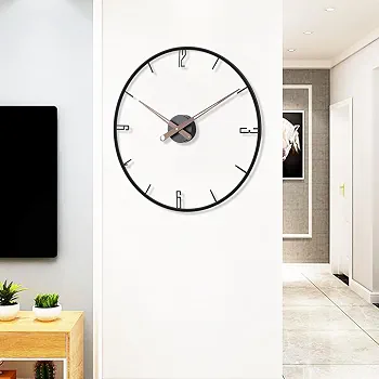 ساعت دیواری مدرن لیزری فلزی زیبا H399