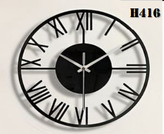 ساعت دیواری مدرن لیزری فلزی زیبا H416