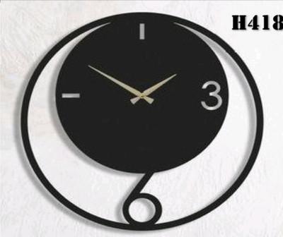 ساعت دیواری مدرن لیزری فلزی زیبا H418