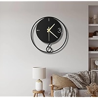ساعت دیواری مدرن لیزری فلزی زیبا H418