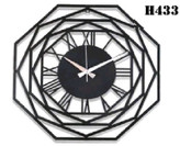 ساعت دیواری مدرن لیزری فلزی زیبا H433
