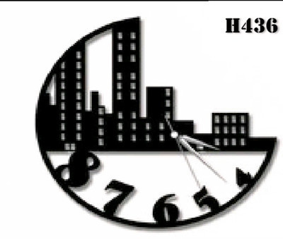 ساعت دیواری مدرن لیزری خاص H436