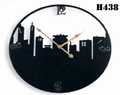 ساعت دیواری مدرن لیزری فلزی زیبا H438