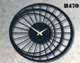 ساعت دیواری مدرن لیزری فلزی زیبا H470