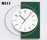 ساعت دیواری مدرن لاکچری تلفیقی چوب و فلز کد H511