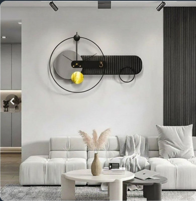 ساعت مدرن تلفیق چوب و فلز لاکچری H528