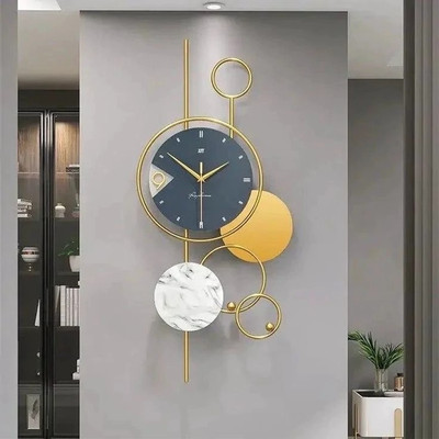 ساعت مدرن تلفیقی چوب و فلز لاکچری و خاص H536