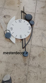 ساعت مدرن تلفیق چوب و فلز لاکچری H450