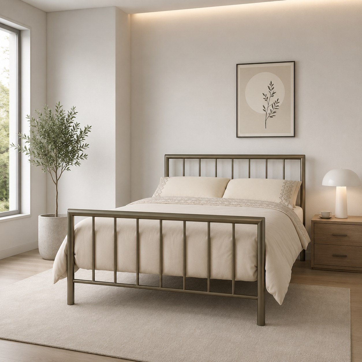 تخت خواب مدرن فلزی مدل B106