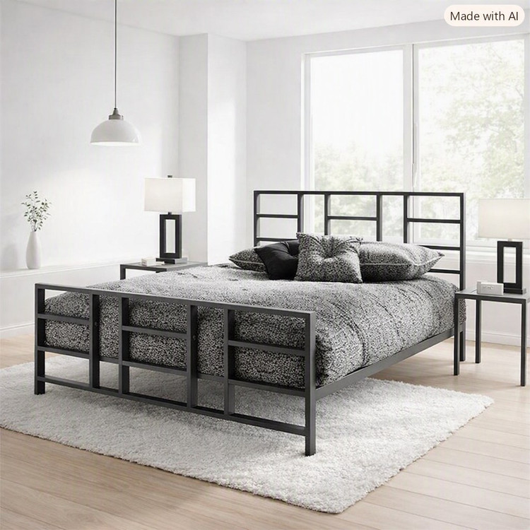 تخت خواب مدرن فلزی مدل B111